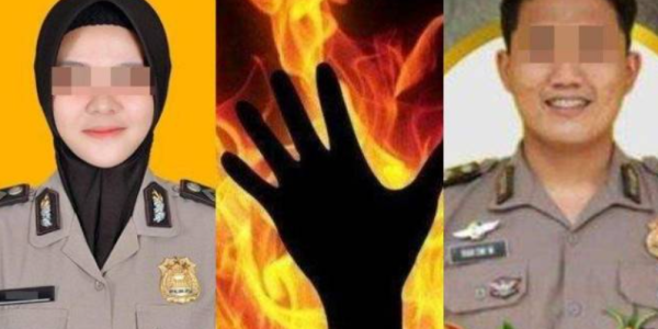 Polwan di Jawa Timur Bakar Suaminya karena Judi Online. Sumber Kompas.