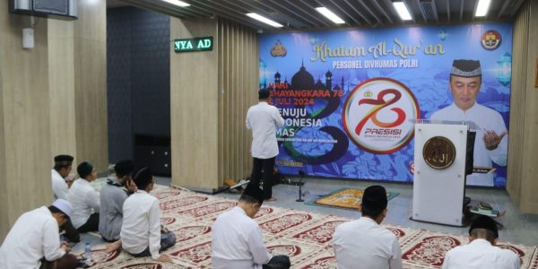 Peringatan HUT Bhayangkara Ke-78, Divisi Humas Polri Gelar Khataman Al-Quran