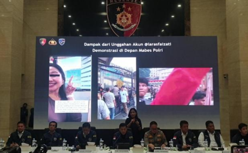 Polisi Tangkap Pegawai Lembaga Internasional Diduga Provokasi Aksi Bakar Mabes Polri