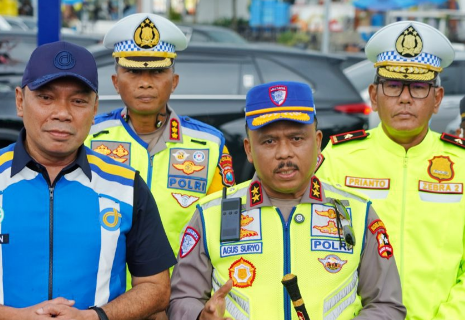 Kakorlantas Polri Tinjau Rest Area KM 66 Pandaan Jelang Mudik Lebaran 2026