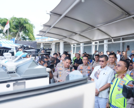Korlantas Polri Perkuat Pengawasan Lalu Lintas melalui ETLE Drone Patrol Presisi