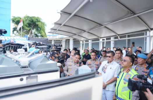 Korlantas Polri Perkuat Pengawasan Lalu Lintas melalui ETLE Drone Patrol Presisi