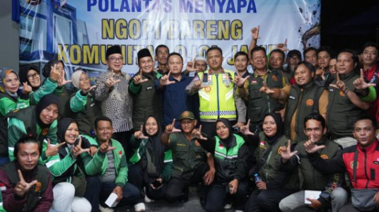 Ojol Jambi Pelopor Keselamatan Lalu Lintas, Korlantas Dorong Pendekatan Humanis