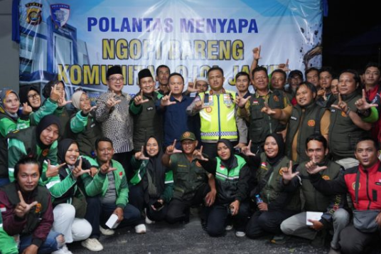 Ojol Jambi Pelopor Keselamatan Lalu Lintas, Korlantas Dorong Pendekatan Humanis