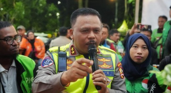 Strategi Menyapa Korlantas Polri dan Ojol Kamtibmas dalam Local Wisdom Governance