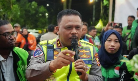 Strategi Menyapa Korlantas Polri dan Ojol Kamtibmas dalam Local Wisdom Governance