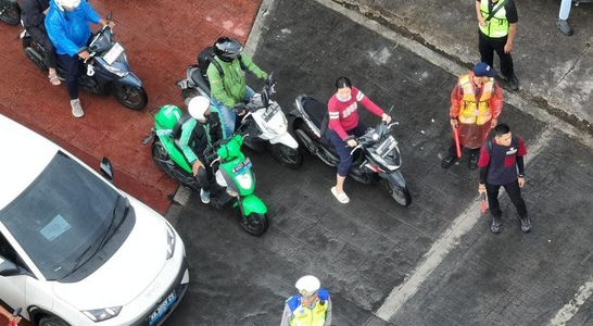 ETLE Drone Presisi Perkuat Pengawasan Lalu Lintas di Denpasar