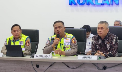 Kakorlantas Berlakukan One Way Brebes–Cikatama Pagi Ini, Arus Balik Mulai Terurai
