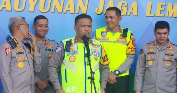 Kakorlantas Cek Kesiapan Pengamanan Mudik di Rest Area KM 57 Tol Japek