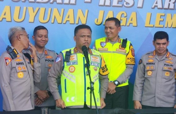 Kakorlantas Cek Kesiapan Pengamanan Mudik di Rest Area KM 57 Tol Japek