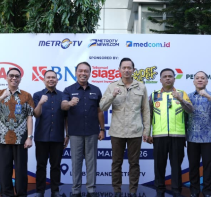 Kakorlantas Lepas Tim Monitor Mudik Metro TV, Kolaborasi Pantau Arus Lebaran 2026