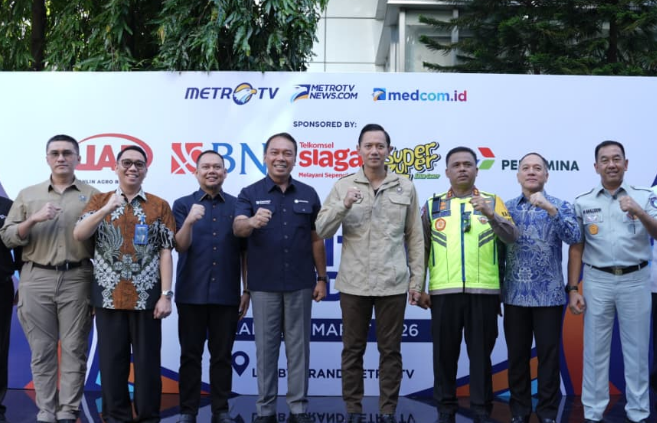 Kakorlantas Lepas Tim Monitor Mudik Metro TV, Kolaborasi Pantau Arus Lebaran 2026