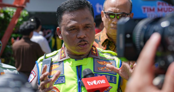 Kakorlantas Lepas Tim tvOne untuk Liputan Mudik 2026, Informasi Lalu Lintas Disiarkan Real Time