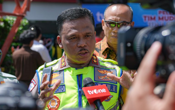 Kakorlantas Lepas Tim tvOne untuk Liputan Mudik 2026, Informasi Lalu Lintas Disiarkan Real Time