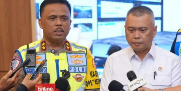 Kakorlantas Pantau Arus Mudik di JMTC, Lalu Lintas Meningkat namun Masih Terkendali