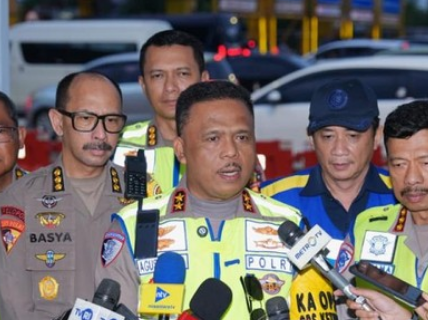 Kakorlantas Pastikan Jalur Arteri Tetap Lancar di Tengah One Way Nasional