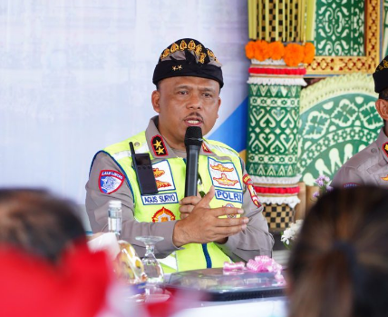 Polantas Menyapa Bali Perkuat Sinergi Jaga Keamanan Nyepi dan Mudik