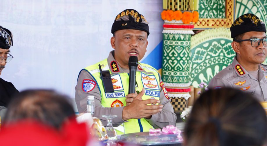 Polantas Menyapa Bali Perkuat Sinergi Jaga Keamanan Nyepi dan Mudik