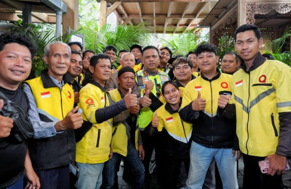 Kakorlantas Apresiasi Sinergi Polri dan Ojol di Polantas Menyapa Banjarmasin