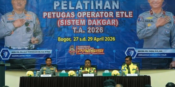 Kakorlantas Buka Pelatihan Operator ETLE, Perkuat Kapasitas Petugas Lalu Lintas