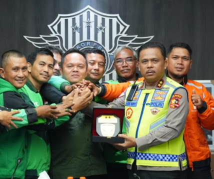 Kakorlantas Polri Terima Audiensi Ojol Jambi, Dorong Pembentukan Ojol Nusantara