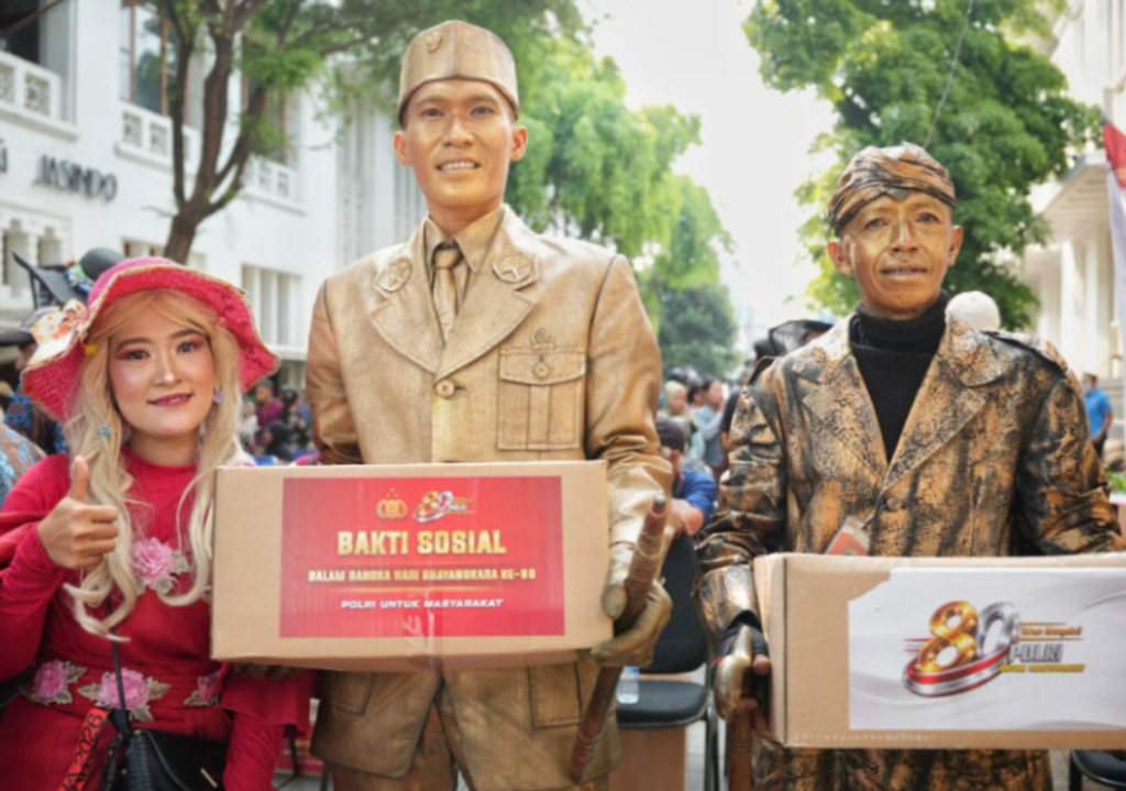 bakti sosial Polri di Kota Tua Jakarta Barat