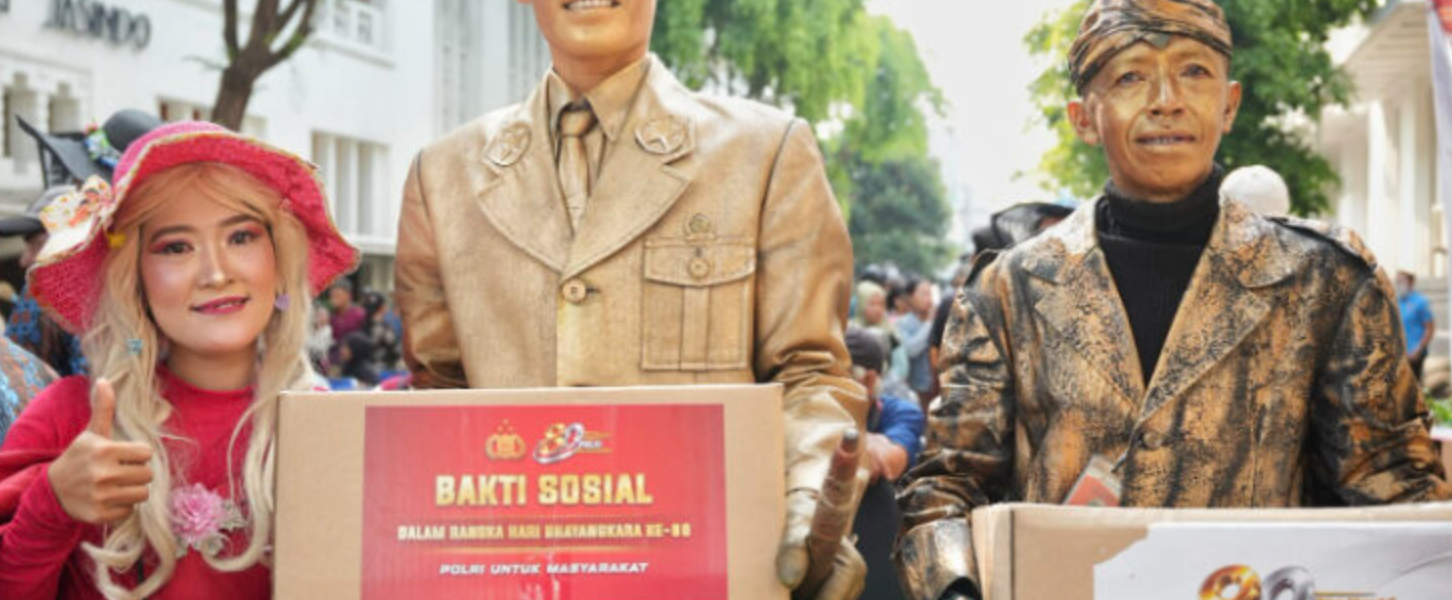 bakti sosial Polri di Kota Tua Jakarta Barat