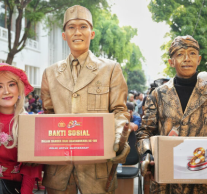 bakti sosial Polri di Kota Tua Jakarta Barat