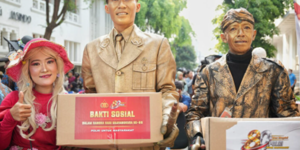 bakti sosial Polri di Kota Tua Jakarta Barat