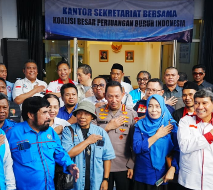 Kapolri Resmikan Sekretariat Buruh, Perkuat Sinergi Perjuangan Pekerja dan Stabilitas Investasi