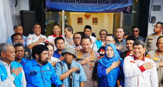 Kapolri Resmikan Sekretariat Buruh, Perkuat Sinergi Perjuangan Pekerja dan Stabilitas Investasi