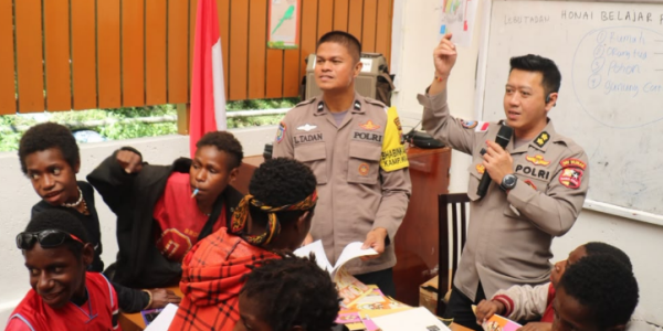 Tembagapura Perkuat Kepercayaan Warga Lewat Bakti Sosial Hari Bhayangkara, Pendidikan Anak Jadi Jembatan Kebersamaan