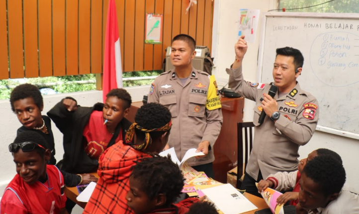 Tembagapura Perkuat Kepercayaan Warga Lewat Bakti Sosial Hari Bhayangkara, Pendidikan Anak Jadi Jembatan Kebersamaan