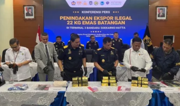 Bareskrim Polri Bongkar Modus Baru Penyelundupan Emas 22,31 Kg Tujuan Hong Kong