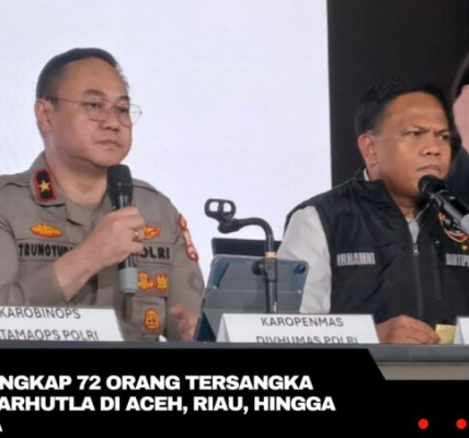 Polri Tangani 89 Laporan Karhutla, 72 Tersangka Ditetapkan di Sembilan Wilayah