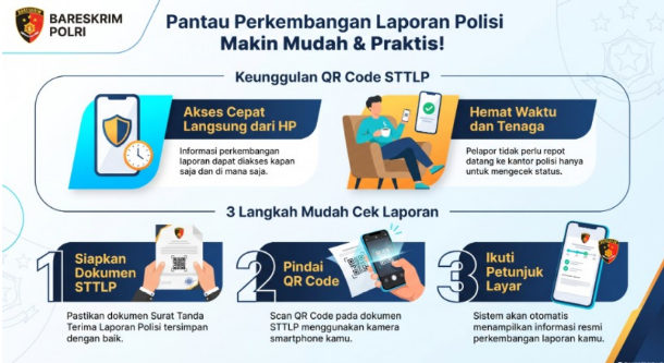Dari Scan QR Code ke Layar Ponsel, Cara Baru Pelapor Memantau Perkaranya