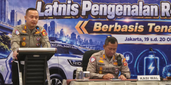 Korlantas Polri Gelar Latnis Pengenalan R4 Patroli DC 4x4 Berbasis Tenaga Baterai